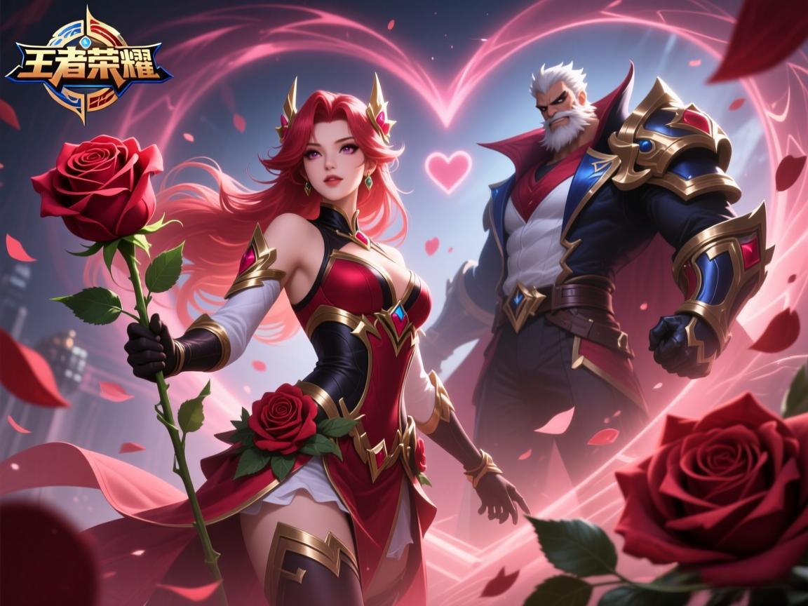 王者荣耀情人节皮肤谜团：玫瑰行动与幕后大boss？
