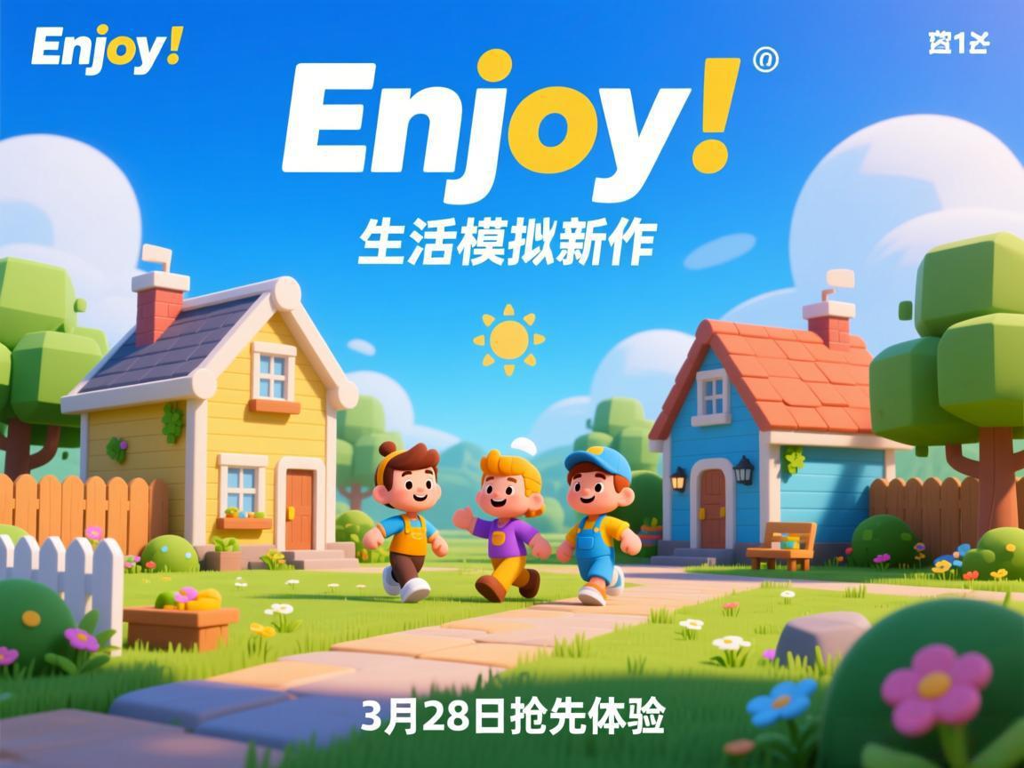 《Enjoy》生活模拟新作3月28日抢先体验