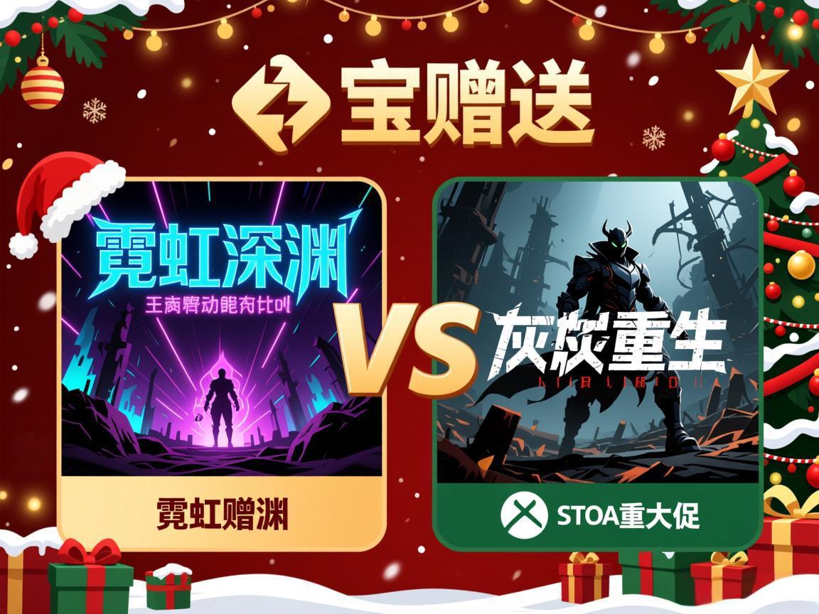 易宝赠送《霓虹深渊》《灰烬重生》 Steam圣诞大促对比