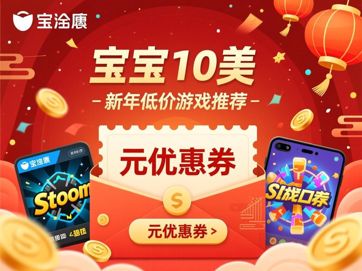 易宝10美元优惠券 Steam新年低价游戏推荐